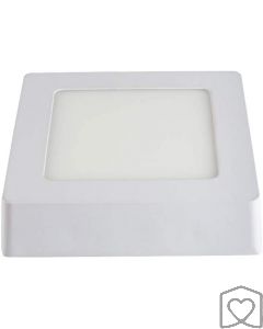 Luminária Quadrada Plafon luz branco frio Bronzearte 1