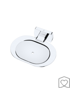 Saboneteira Porta Sabonete 13cm Cromado Italy Line Monaco 1