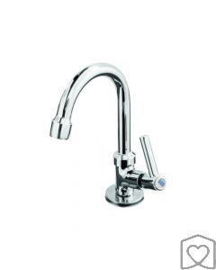 Torneira Bica Alta 1/2'' Cromado Lavatório Metalkit 1195 C34 1