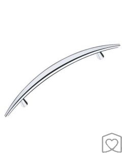 Puxador Alça Móvel Cromado Armário 12,8cm Italy Line IL516 1
