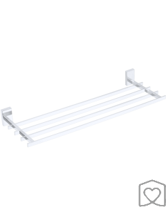 Toalheiro Porta Toalha Hotel 57cm Cromado Italy Line Veneza 1