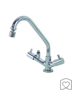 Torneira p/ Filtro Cromada Cozinha Parede Metalkit 1865 C35 1