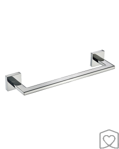 Toalheiro Reto Banheiro 30cm Inox Polido Eterna Italy Line 1