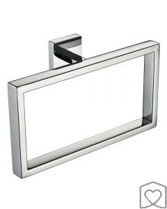 Toalheiro Argola Inox Polido 22cm Toalha Eterna Italy Line 1